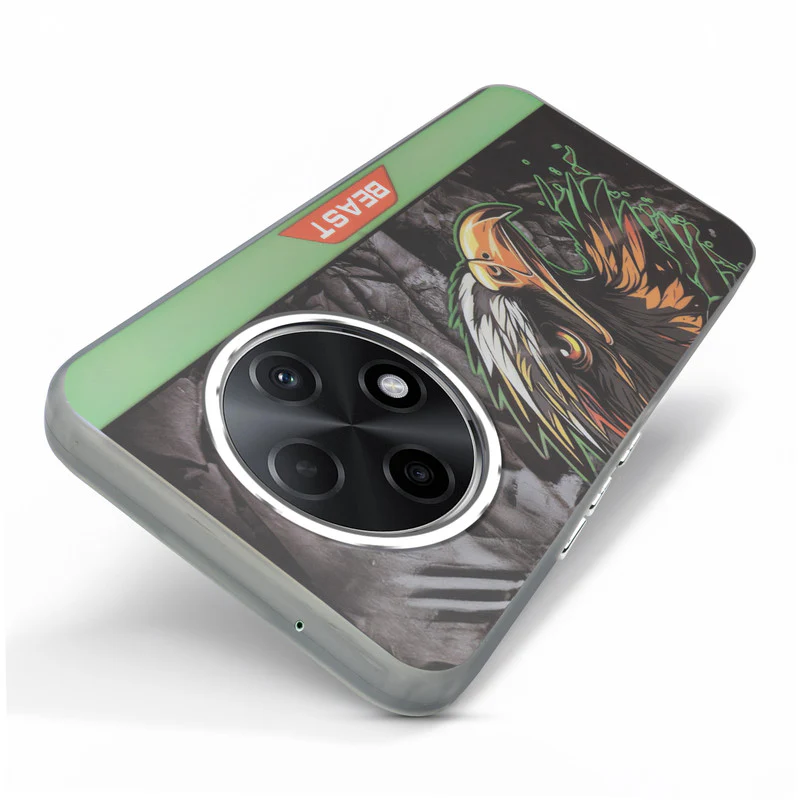 Beast Mode Animal Printed Back Case For Oppo F27 Pro Plus 5G With Hard Back & Glow Effect - Image 11