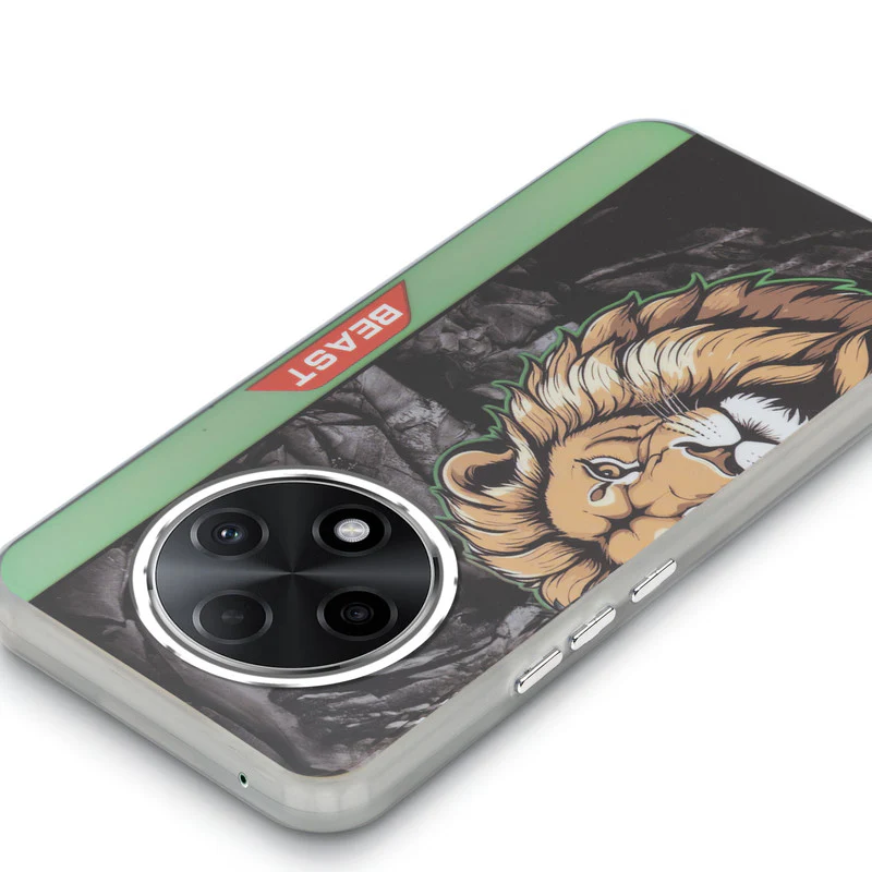 Beast Mode Animal Printed Back Case For Oppo F27 Pro Plus 5G With Hard Back & Glow Effect - Image 34