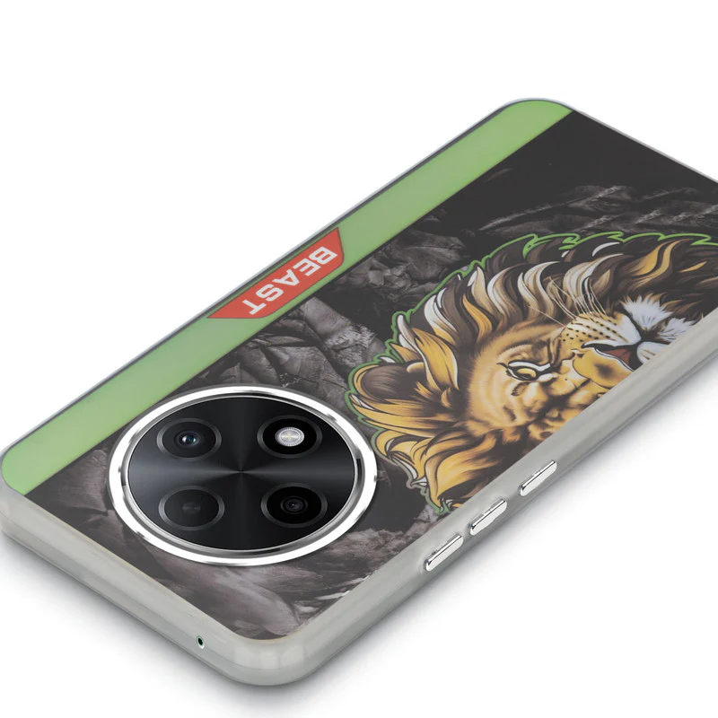 Beast Mode Animal Printed Back Case For Oppo F27 Pro Plus 5G With Hard Back & Glow Effect - Image 52