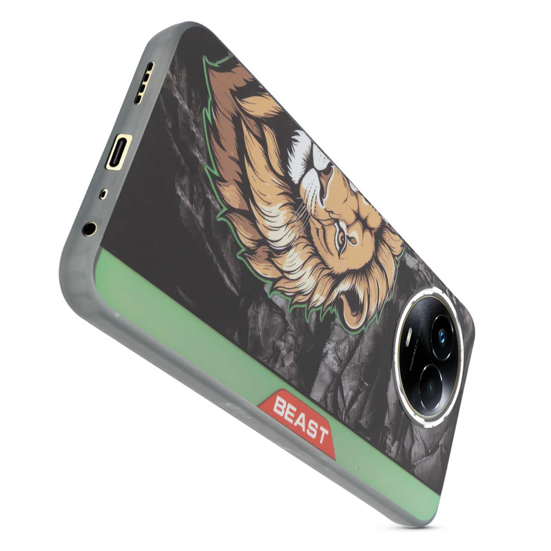 Beast Mode Animal Printed Back Case For Realme 11 5G With Hard Back & Glow Effect - Image 36