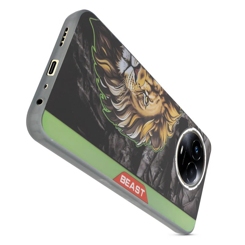 Beast Mode Animal Printed Back Case For Realme 11 5G With Hard Back & Glow Effect - Image 54