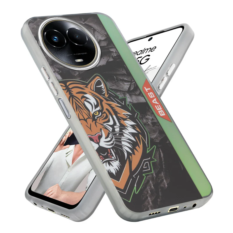 Beast Mode Animal Printed Back Case For Realme 11 5G With Hard Back & Glow Effect - Image 55