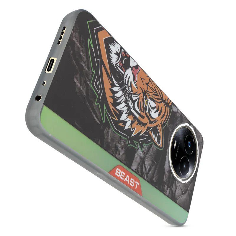 Beast Mode Animal Printed Back Case For Realme 11 5G With Hard Back & Glow Effect - Image 60