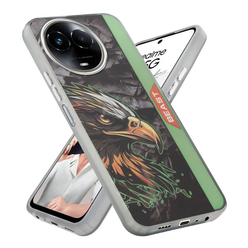 Beast Mode Animal Printed Back Case For Realme 11 5G With Hard Back & Glow Effect - Image 7