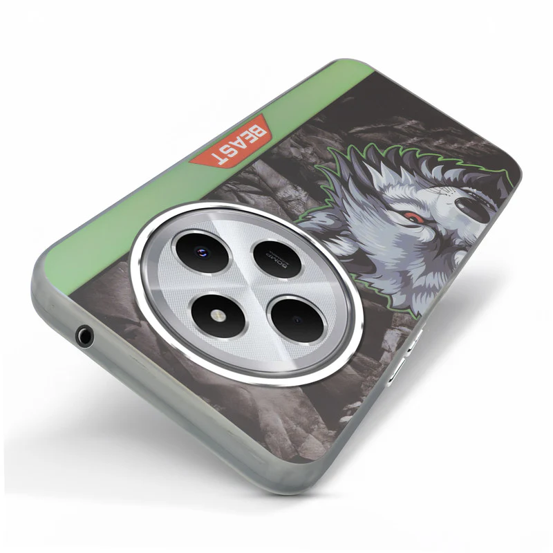 Beast Mode Animal Printed Back Case For Redmi 14C 5G With Hard Back & Glow Effect - Image 17