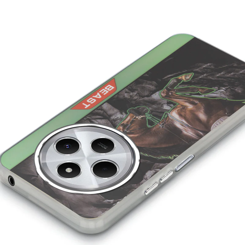 Beast Mode Animal Printed Back Case For Redmi 14C 5G With Hard Back & Glow Effect - Image 22