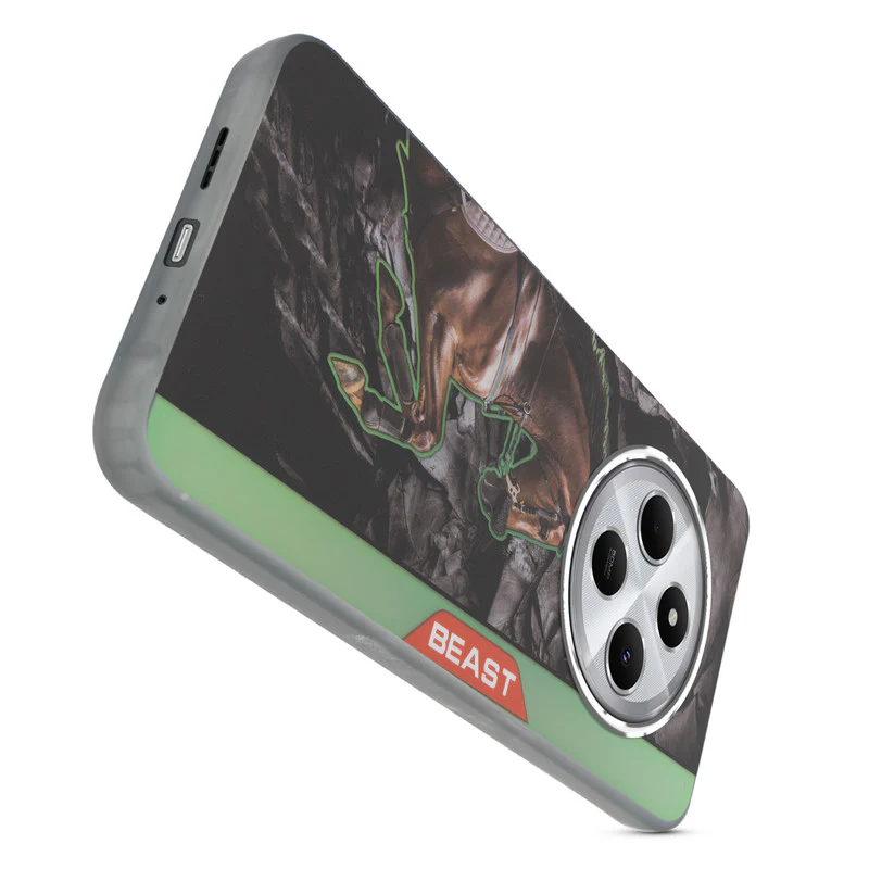 Beast Mode Animal Printed Back Case For Redmi 14C 5G With Hard Back & Glow Effect - Image 24