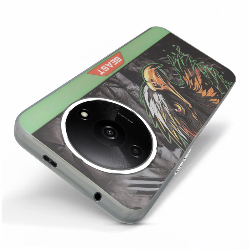 Beast Mode Animal Printed Back Case For Redmi A3 2024 With Hard Back & Glow Effect - Image 11