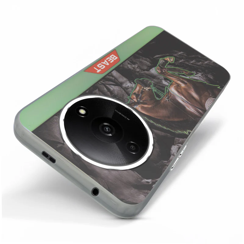 Beast Mode Animal Printed Back Case For Redmi A3 2024 With Hard Back & Glow Effect - Image 23
