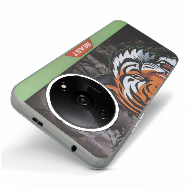 Beast Mode Animal Printed Back Case For Redmi A3 2024 With Hard Back & Glow Effect - Image 41
