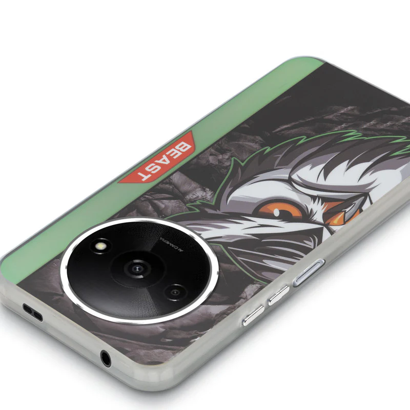 Beast Mode Animal Printed Back Case For Redmi A3 2024 With Hard Back & Glow Effect - Image 47