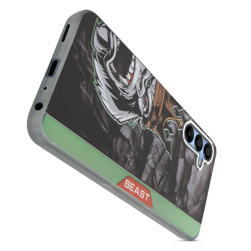 Beast Mode Animal Printed Back Case For Samsung A15 5G With Hard Back & Glow Effect - Image 30