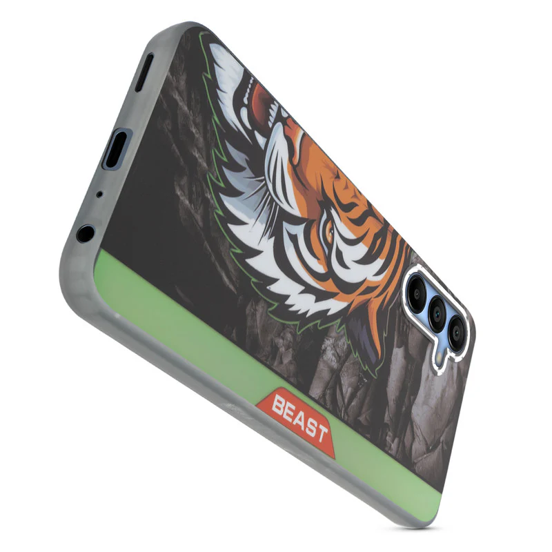 Beast Mode Animal Printed Back Case For Samsung A15 5G With Hard Back & Glow Effect - Image 42