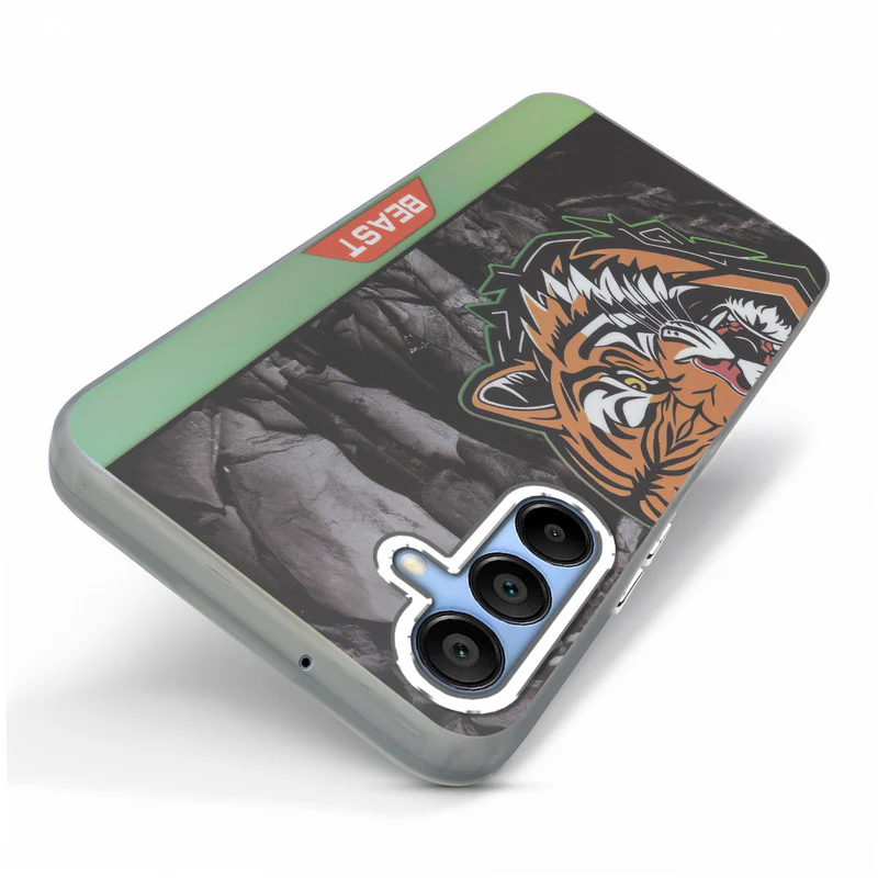 Beast Mode Animal Printed Back Case For Samsung A15 5G With Hard Back & Glow Effect - Image 59