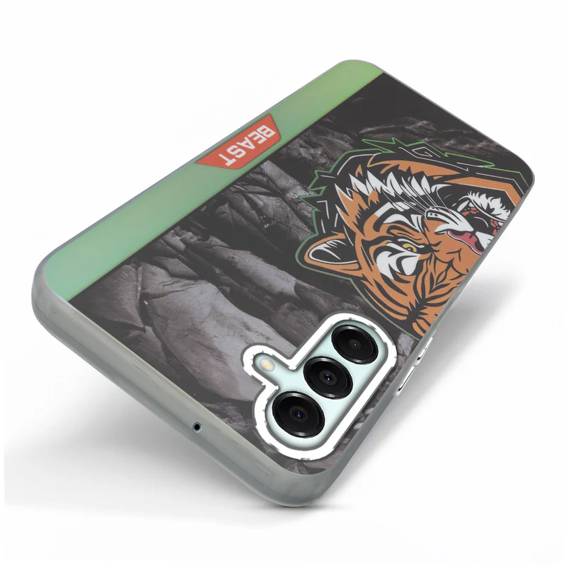 Beast Mode Animal Printed Back Case For Samsung A16 5G With Hard Back & Glow Effect - Image 59