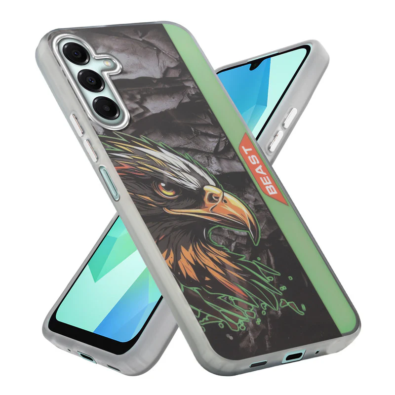 Beast Mode Animal Printed Back Case For Samsung A16 5G With Hard Back & Glow Effect - Image 7