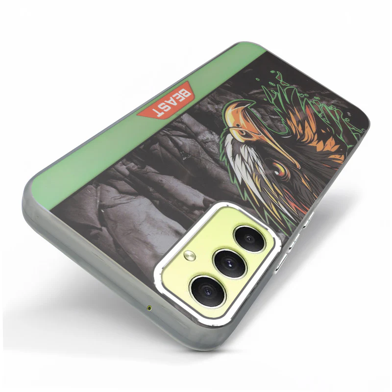 Beast Mode Animal Printed Back Case For Samsung A34 5G With Hard Back & Glow Effect - Image 11