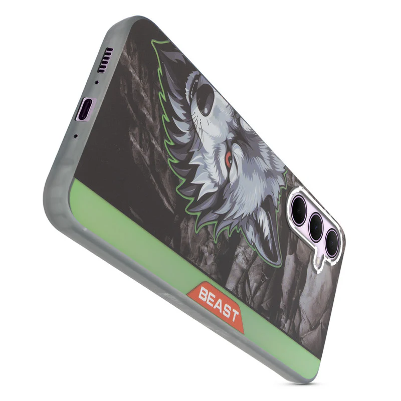 Beast Mode Animal Printed Back Case For Samsung A35 5G With Hard Back & Glow Effect - Image 18