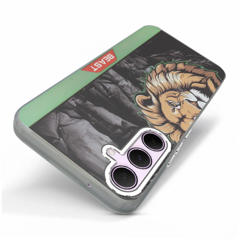 Beast Mode Animal Printed Back Case For Samsung A35 5G With Hard Back & Glow Effect - Image 35