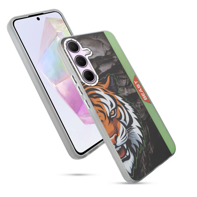 Beast Mode Animal Printed Back Case For Samsung A35 5G With Hard Back & Glow Effect - Image 39