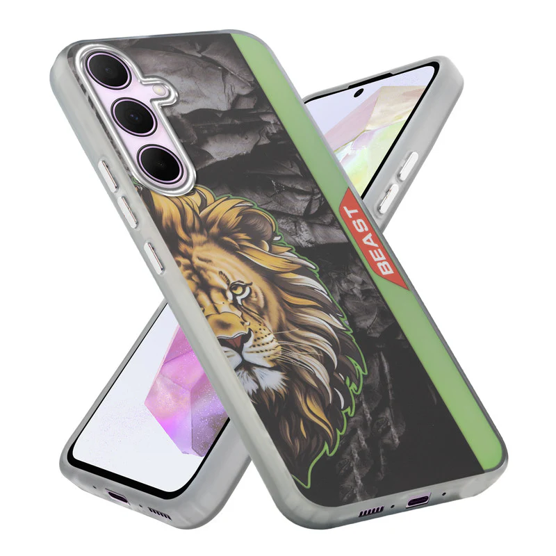 Beast Mode Animal Printed Back Case For Samsung A35 5G With Hard Back & Glow Effect - Image 49