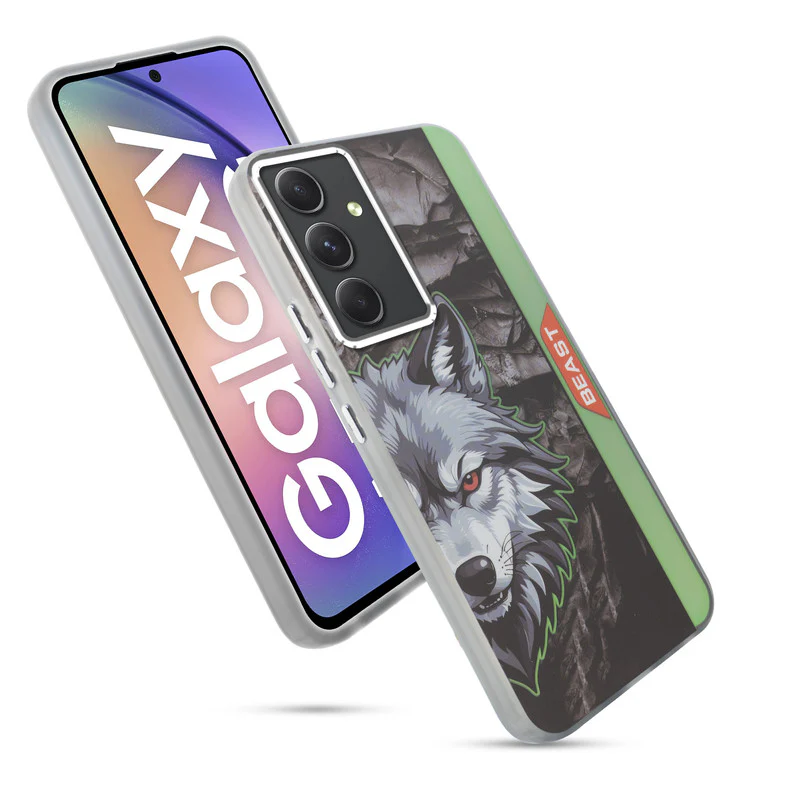 Beast Mode Animal Printed Back Case For Samsung A54 5G With Hard Back & Glow Effect - Image 15