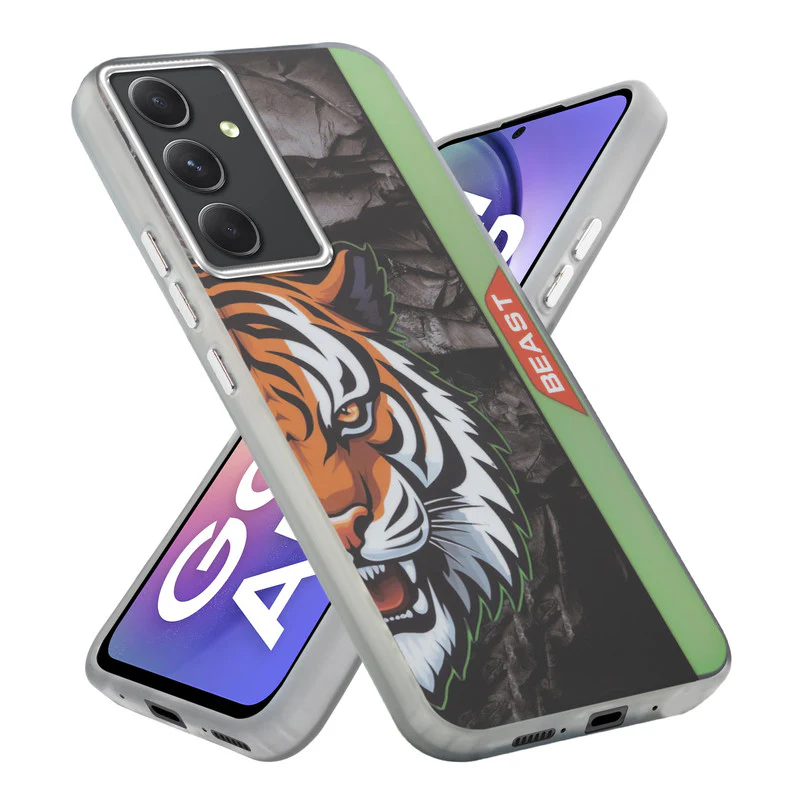 Beast Mode Animal Printed Back Case For Samsung A54 5G With Hard Back & Glow Effect - Image 37
