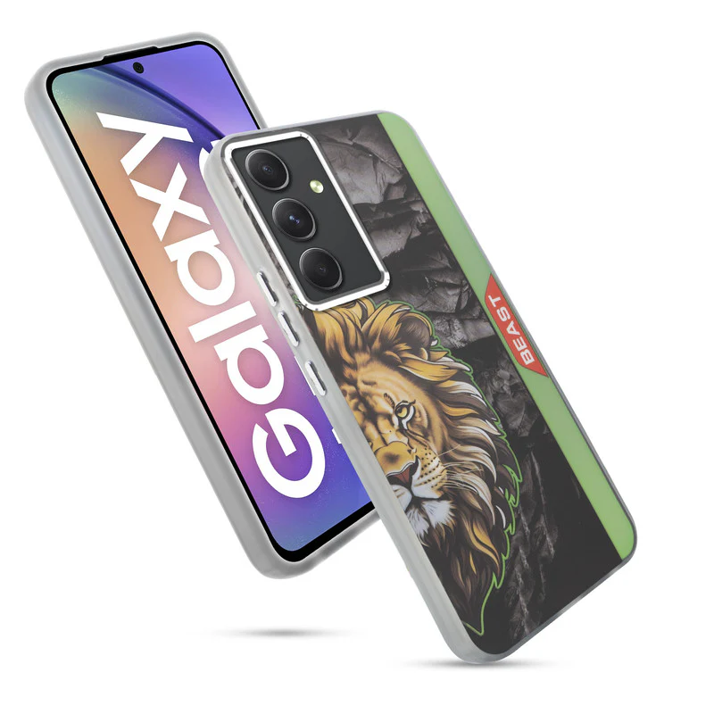 Beast Mode Animal Printed Back Case For Samsung A54 5G With Hard Back & Glow Effect - Image 51