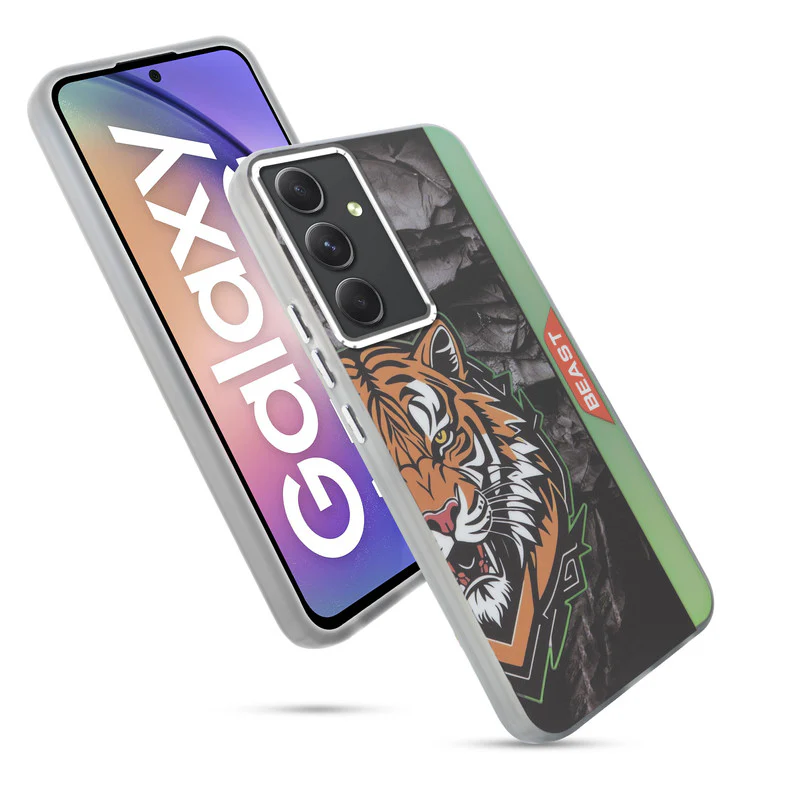 Beast Mode Animal Printed Back Case For Samsung A54 5G With Hard Back & Glow Effect - Image 57