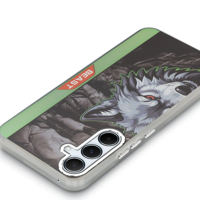 Beast Mode Animal Printed Back Case For Samsung A55 5G With Hard Back & Glow Effect - Image 16