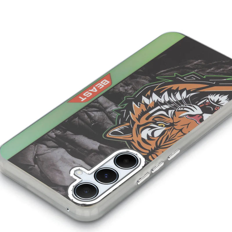 Beast Mode Animal Printed Back Case For Samsung A55 5G With Hard Back & Glow Effect - Image 58