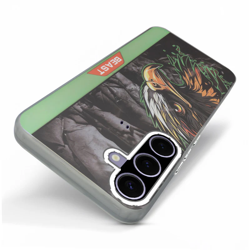 Beast Mode Animal Printed Back Case For Samsung A56 5G With Hard Back & Glow Effect - Image 11