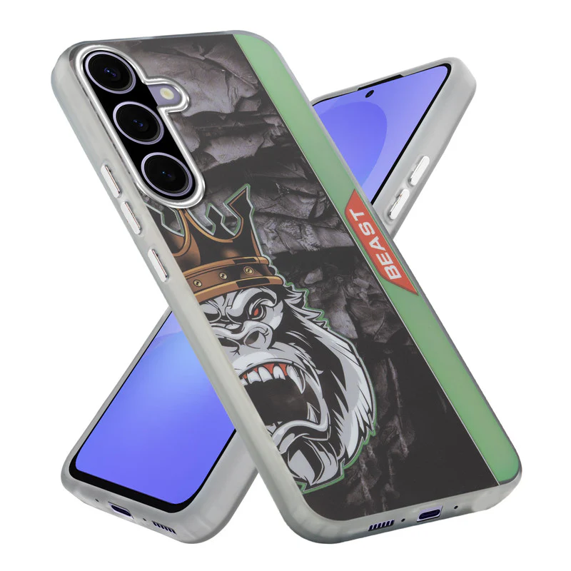 Beast Mode Animal Printed Back Case For Samsung A56 5G With Hard Back & Glow Effect - Image 13