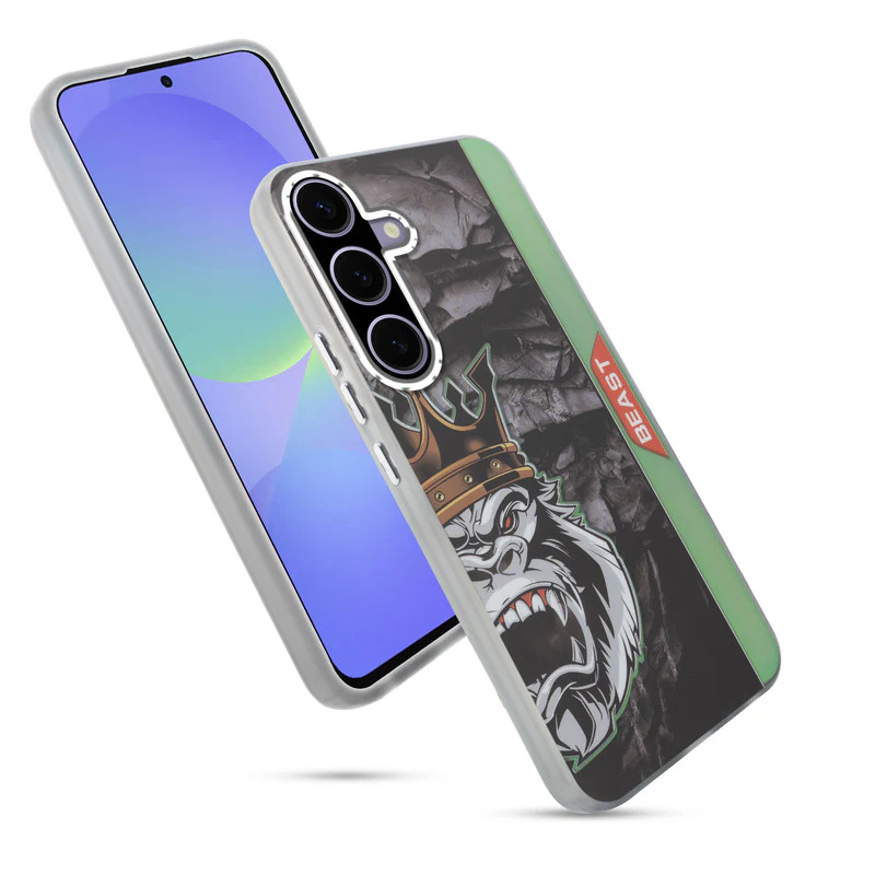 Beast Mode Animal Printed Back Case For Samsung A56 5G With Hard Back & Glow Effect - Image 15