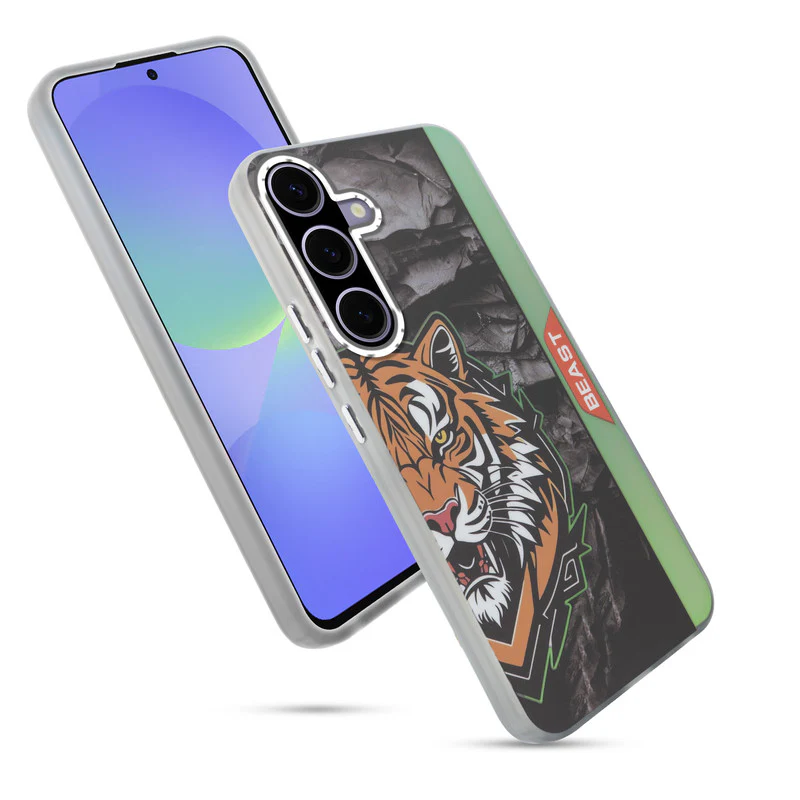 Beast Mode Animal Printed Back Case For Samsung A56 5G With Hard Back & Glow Effect - Image 33