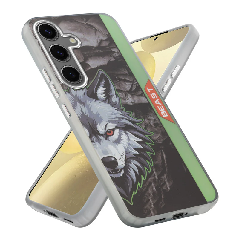 Beast Mode Animal Printed Back Case For Samsung S25 5G With Hard Back & Glow Effect - Image 13