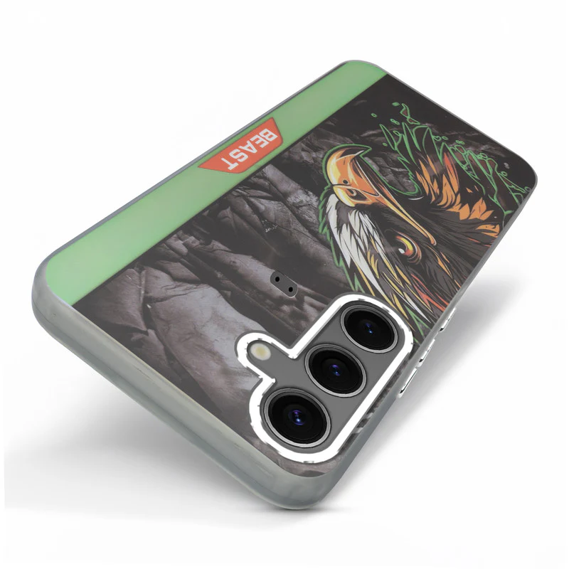 Beast Mode Animal Printed Back Case For Samsung S25 Plus 5G With Hard Back & Glow Effect - Image 11