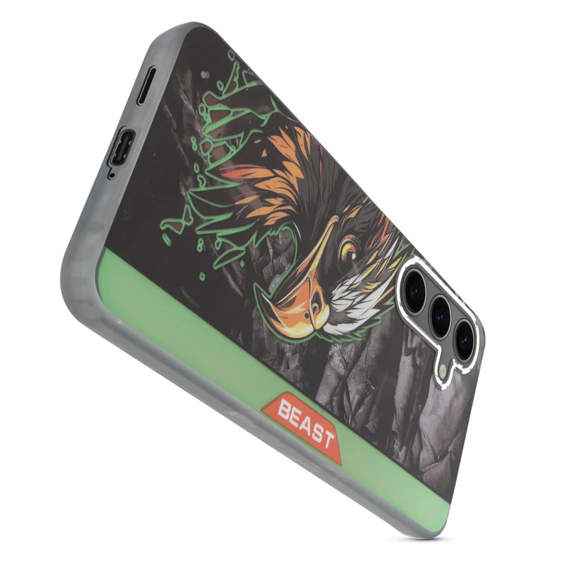Beast Mode Animal Printed Back Case For Samsung S25 Plus 5G With Hard Back & Glow Effect - Image 12