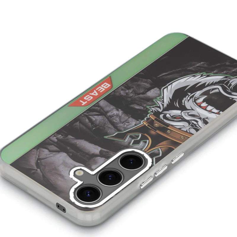 Beast Mode Animal Printed Back Case For Samsung S25 Plus 5G With Hard Back & Glow Effect - Image 28