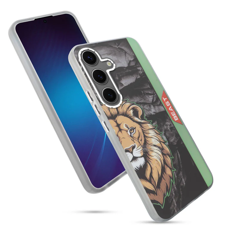 Beast Mode Animal Printed Back Case For Samsung S25 Plus 5G With Hard Back & Glow Effect - Image 33