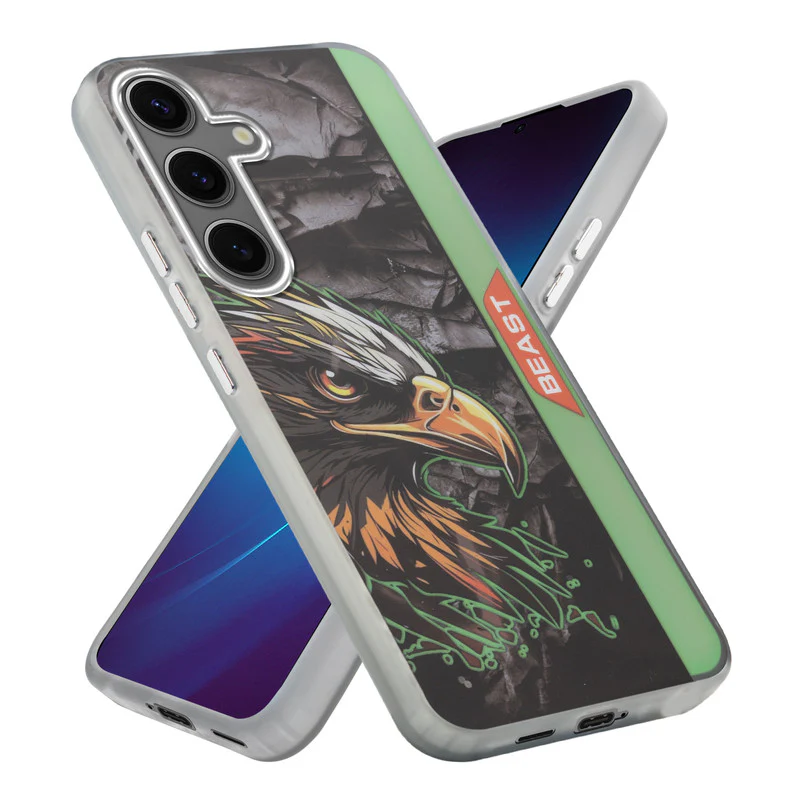 Beast Mode Animal Printed Back Case For Samsung S25 Plus 5G With Hard Back & Glow Effect - Image 7