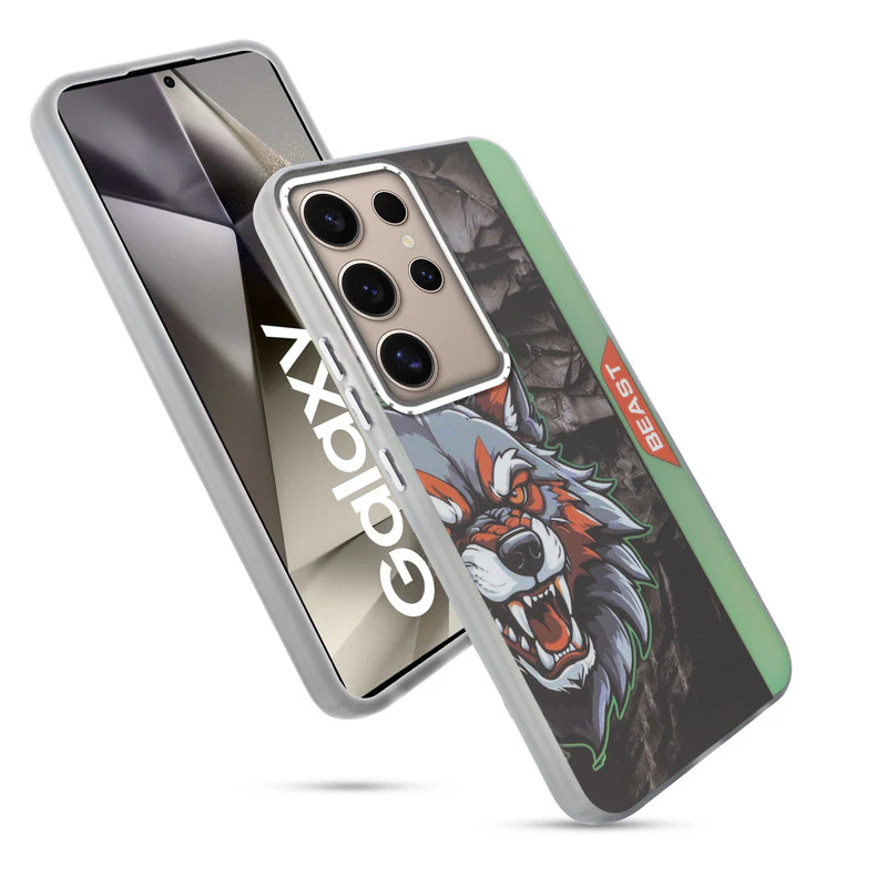 Beast Mode Animal Printed Back Case For Samsung S25 Ultra 5G With Hard Back & Glow Effect - Image 15
