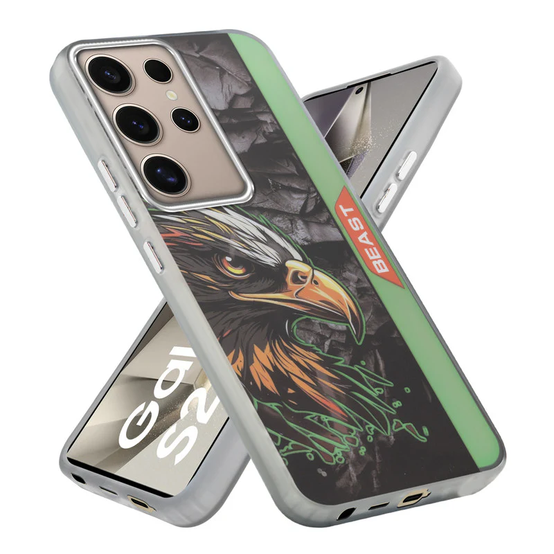 Beast Mode Animal Printed Back Case For Samsung S25 Ultra 5G With Hard Back & Glow Effect - Image 19