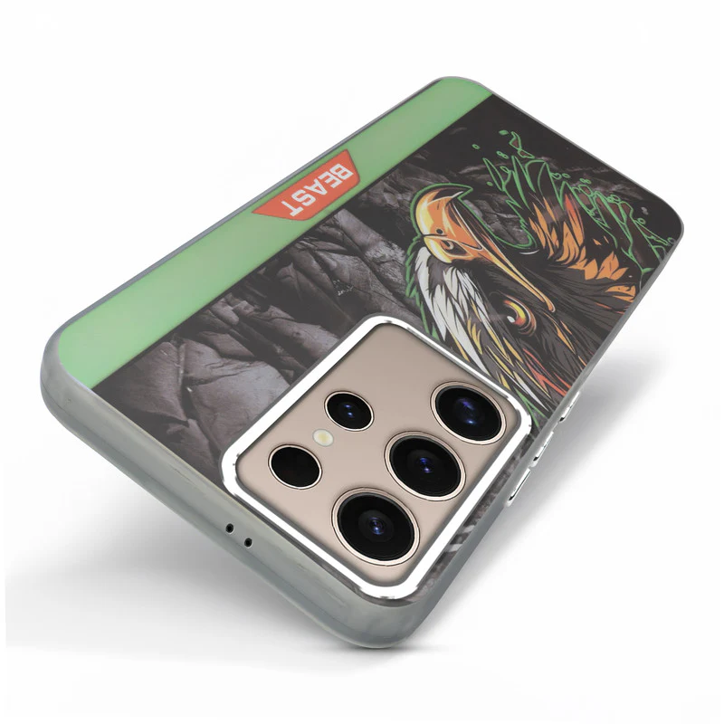 Beast Mode Animal Printed Back Case For Samsung S25 Ultra 5G With Hard Back & Glow Effect - Image 23