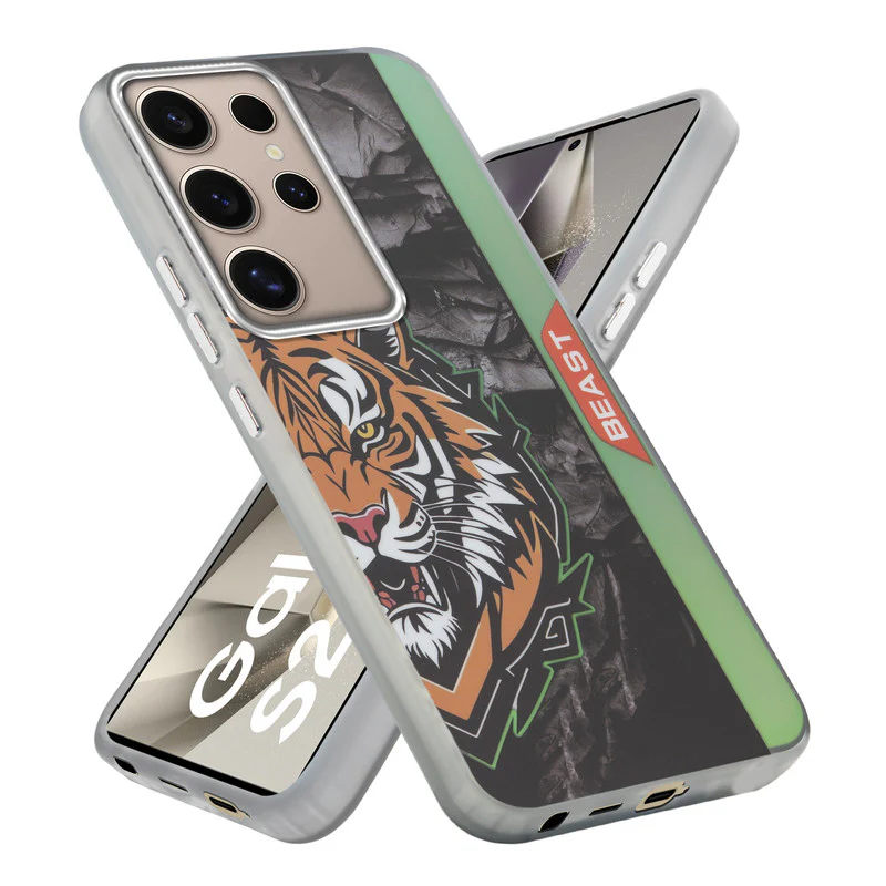 Beast Mode Animal Printed Back Case For Samsung S25 Ultra 5G With Hard Back & Glow Effect - Image 55