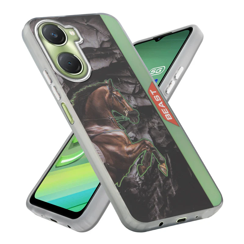 Beast Mode Animal Printed Back Case For Vivo T3 Lite 5G With Hard Back & Glow Effect - Image 19