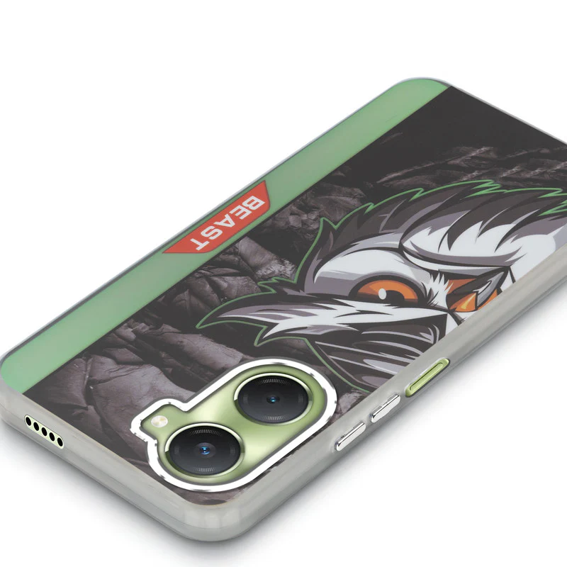 Beast Mode Animal Printed Back Case For Vivo T3 Lite 5G With Hard Back & Glow Effect - Image 46