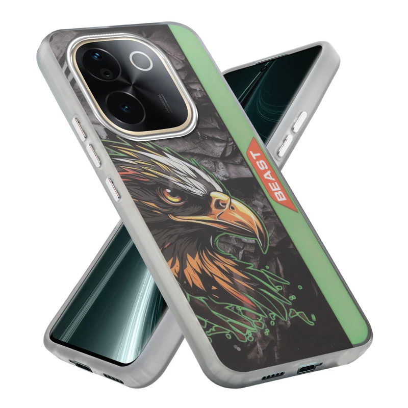 Beast Mode Animal Printed Back Case For Vivo T3 Pro 5G With Hard Back & Glow Effect - Image 7