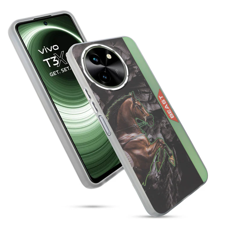 Beast Mode Animal Printed Back Case For Vivo T3x 5G With Hard Back & Glow Effect - Image 21
