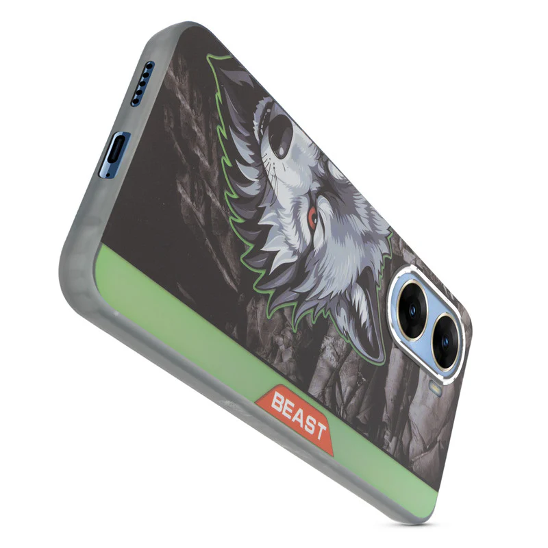 Beast Mode Animal Printed Back Case For Vivo V29e 5G With Hard Back & Glow Effect - Image 18